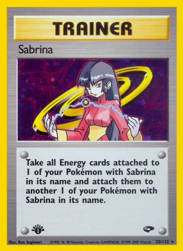 Sabrina (20/132) [Gym Challenge 1st Edition] | Anubis Games and Hobby