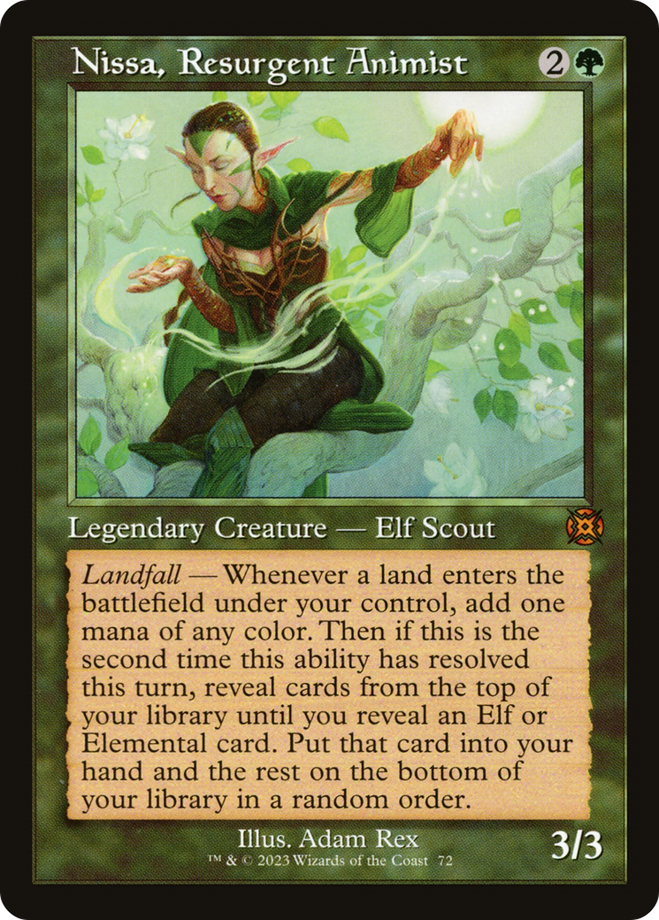 Nissa, Resurgent Animist (Retro) [March of the Machine: The Aftermath] | Anubis Games and Hobby