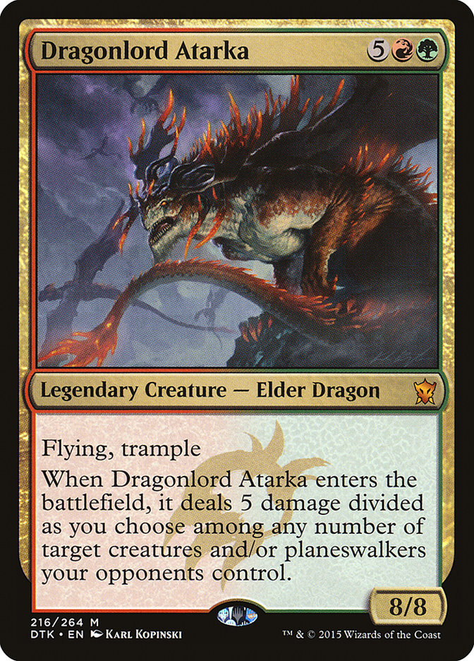 Dragonlord Atarka [Dragons of Tarkir] | Anubis Games and Hobby