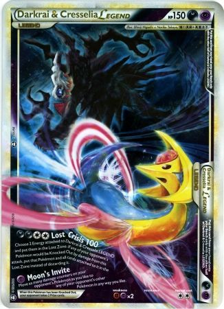 Darkrai & Cresselia LEGEND (99/102) (Jumbo Card) [HeartGold & SoulSilver: Triumphant] | Anubis Games and Hobby