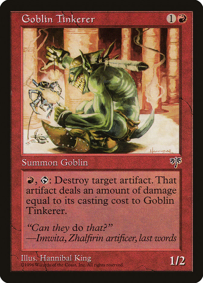 Goblin Tinkerer [Mirage] | Anubis Games and Hobby