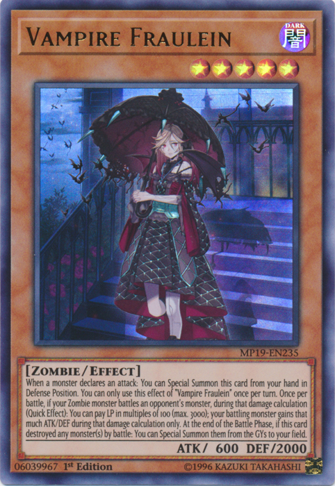 Vampire Fraulein [MP19-EN235] Ultra Rare | Anubis Games and Hobby