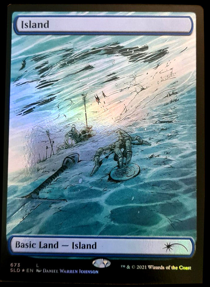 Island (673) [Secret Lair Drop Promos] | Anubis Games and Hobby