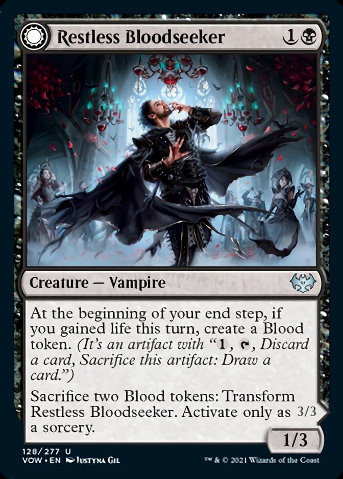 Restless Bloodseeker // Bloodsoaked Reveler [Innistrad: Crimson Vow] | Anubis Games and Hobby
