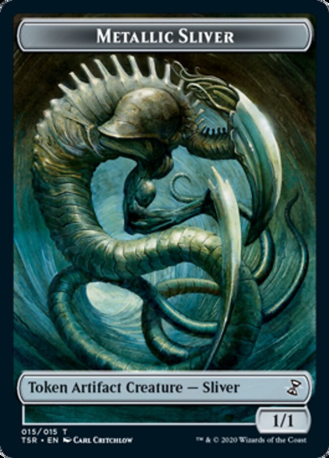 Metallic Sliver Token [Time Spiral Remastered Tokens] | Anubis Games and Hobby