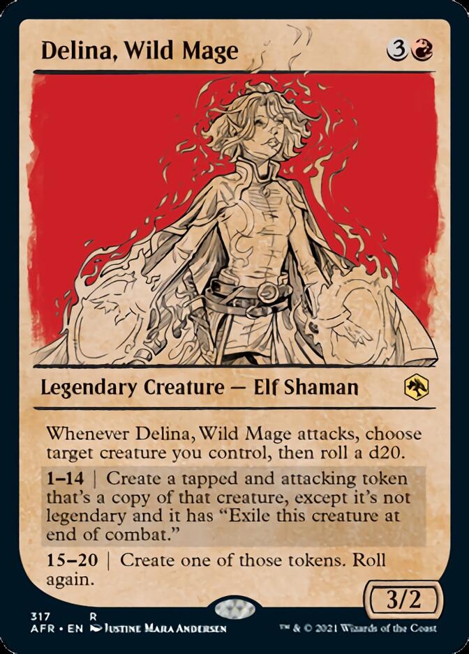 Delina, Wild Mage (Showcase) [Dungeons & Dragons: Adventures in the Forgotten Realms] | Anubis Games and Hobby