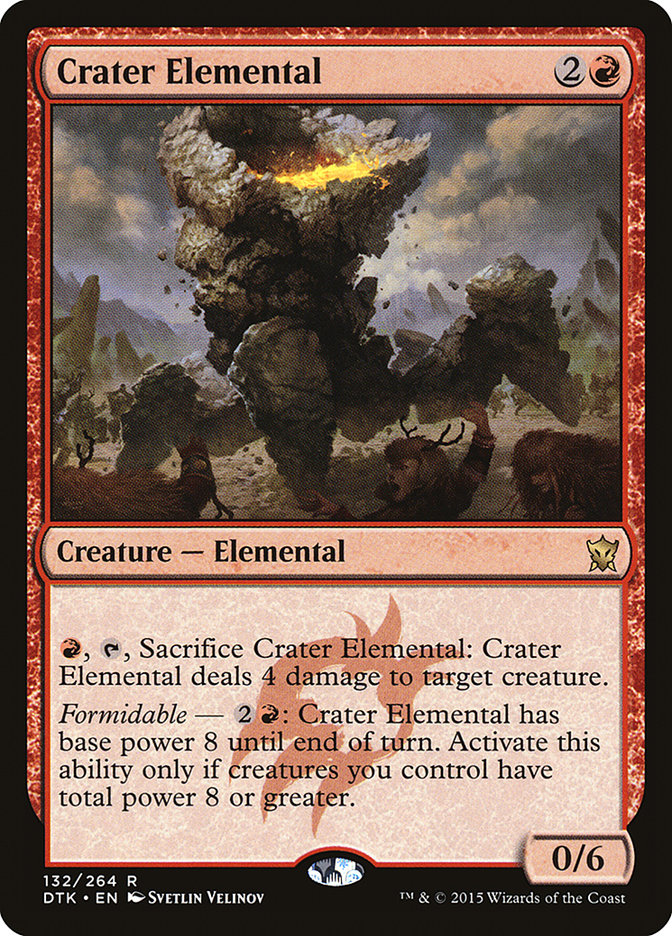 Crater Elemental [Dragons of Tarkir] | Anubis Games and Hobby