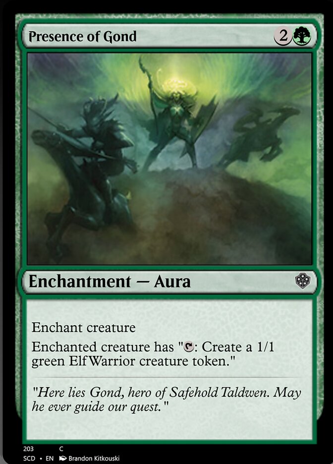 Presence of Gond [Starter Commander Decks] | Anubis Games and Hobby