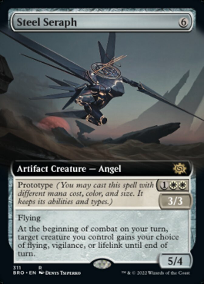 Steel Seraph (Extended Art) [The Brothers' War] | Anubis Games and Hobby