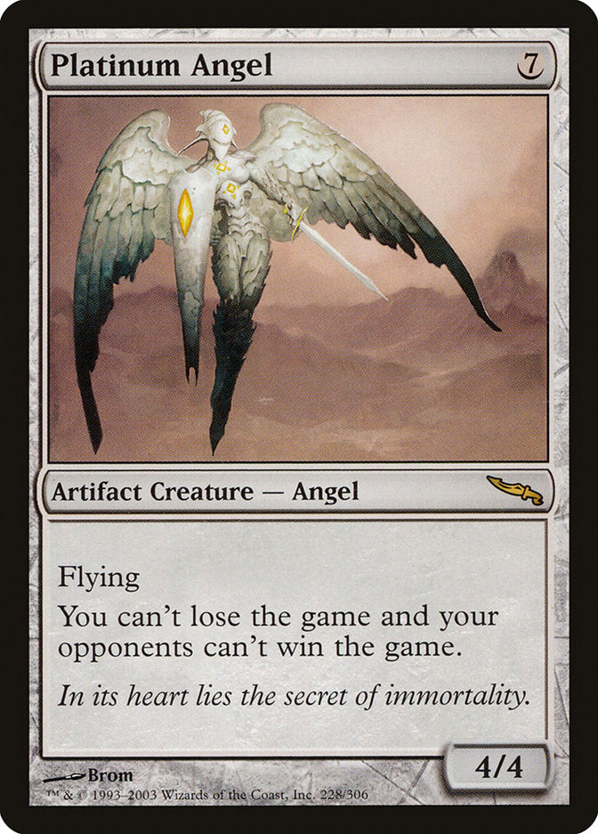 Platinum Angel [Mirrodin] | Anubis Games and Hobby