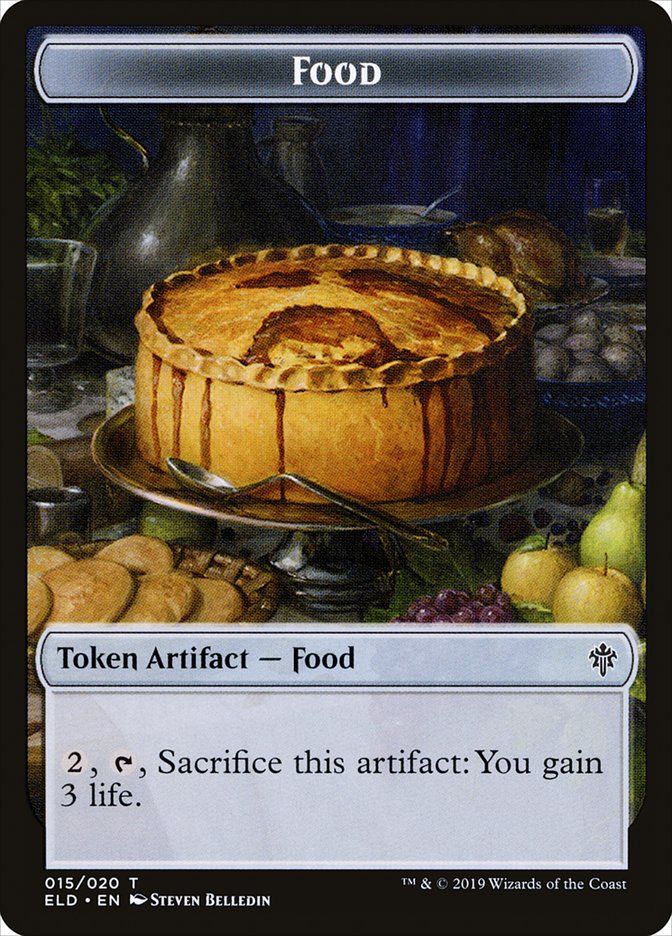 Food Token (015/020) [Throne of Eldraine Tokens] | Anubis Games and Hobby