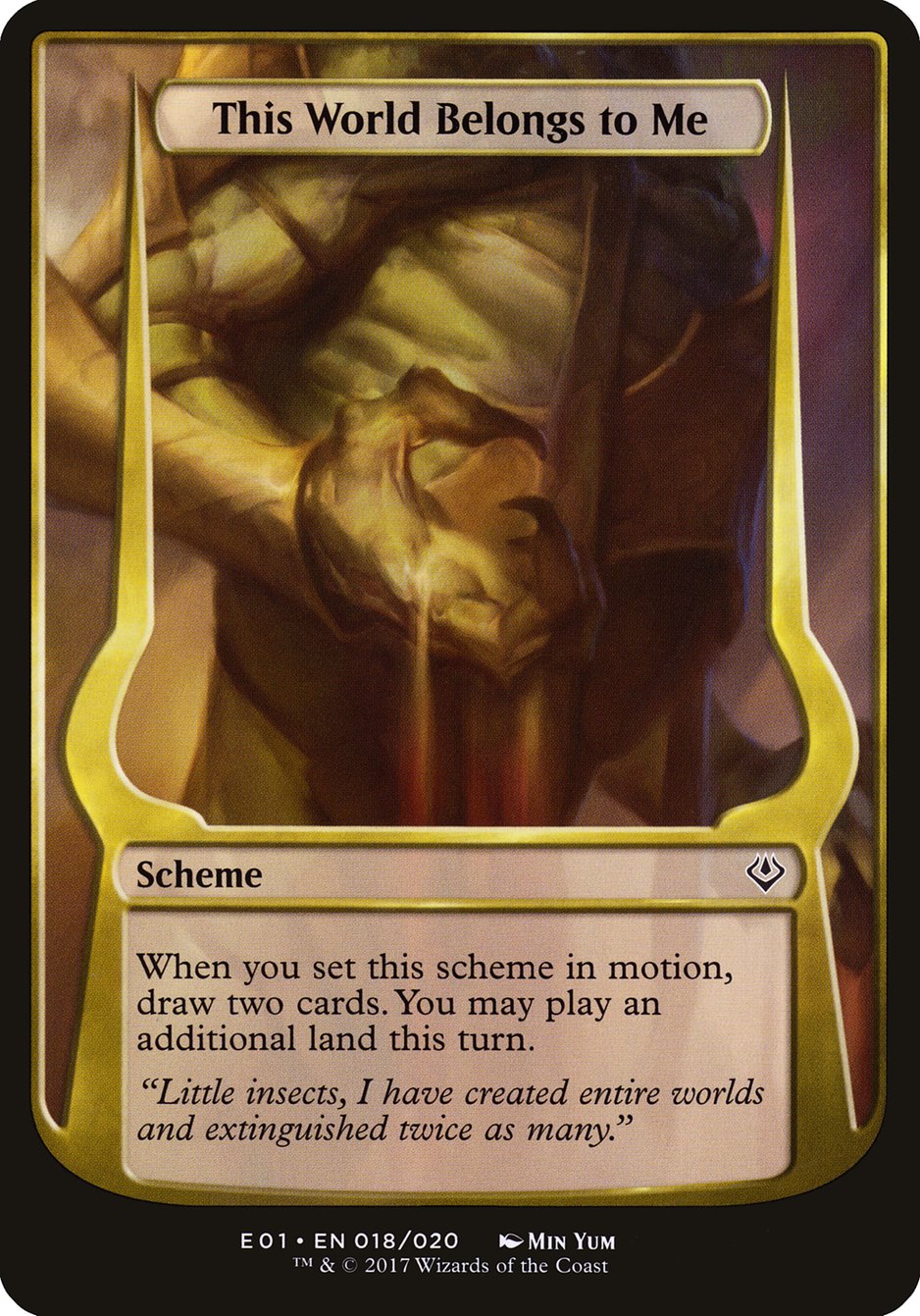 This World Belongs to Me (Schemes) [Archenemy: Nicol Bolas Schemes] | Anubis Games and Hobby