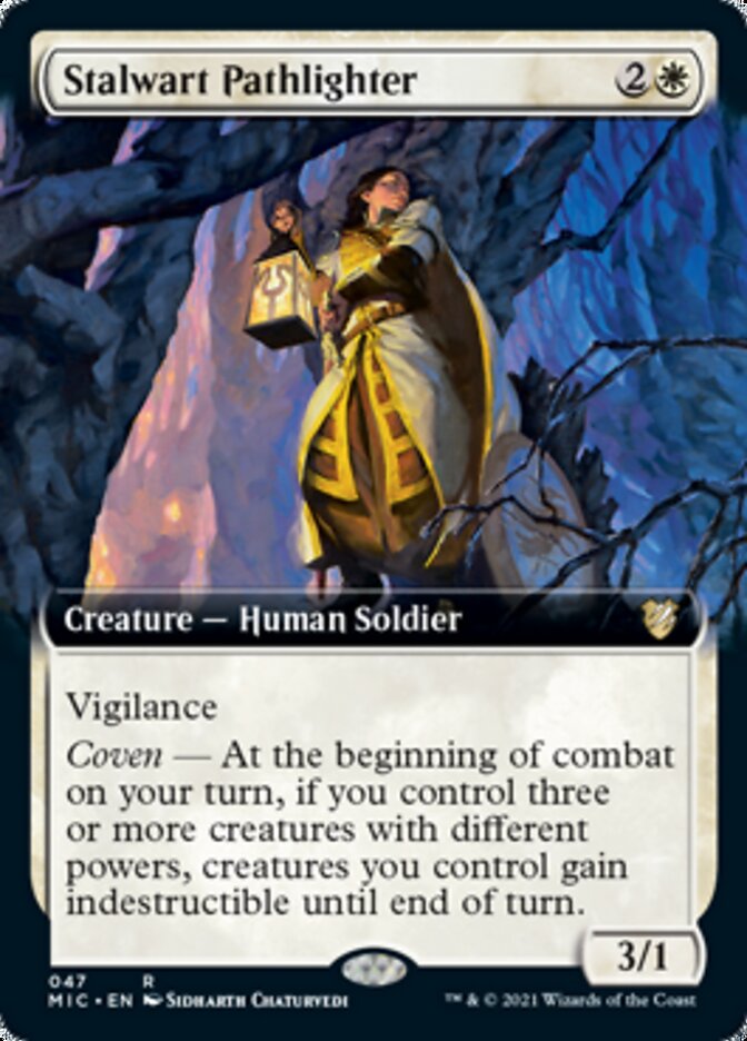 Stalwart Pathlighter (Extended Art) [Innistrad: Midnight Hunt Commander] | Anubis Games and Hobby