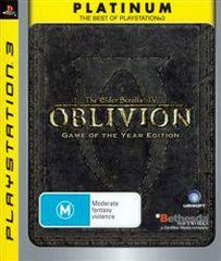 Elder Scrolls IV: Oblivion [Game of the Year Platinum] - PAL Playstation 3 | Anubis Games and Hobby