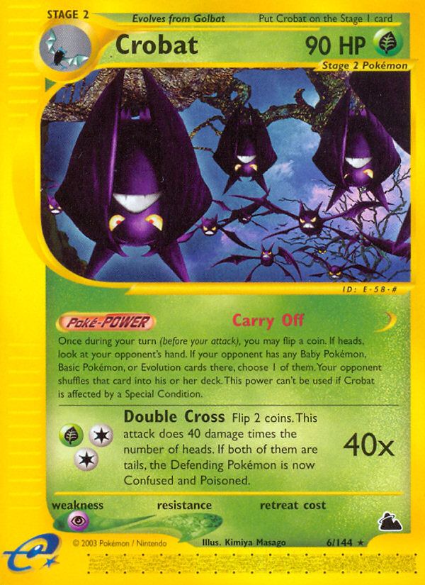 Crobat (6/144) [Skyridge] | Anubis Games and Hobby