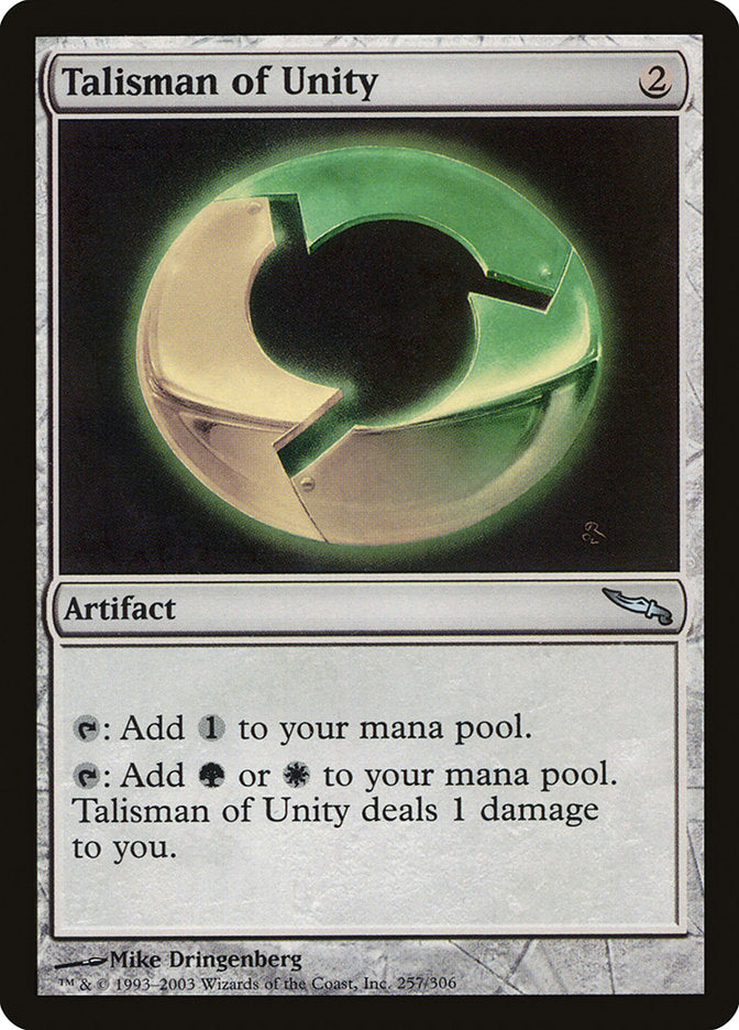 Talisman of Unity [Mirrodin] | Anubis Games and Hobby
