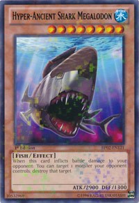 Hyper-Ancient Shark Megalodon [Battle Pack 2: War of the Giants] [BP02-EN121] | Anubis Games and Hobby