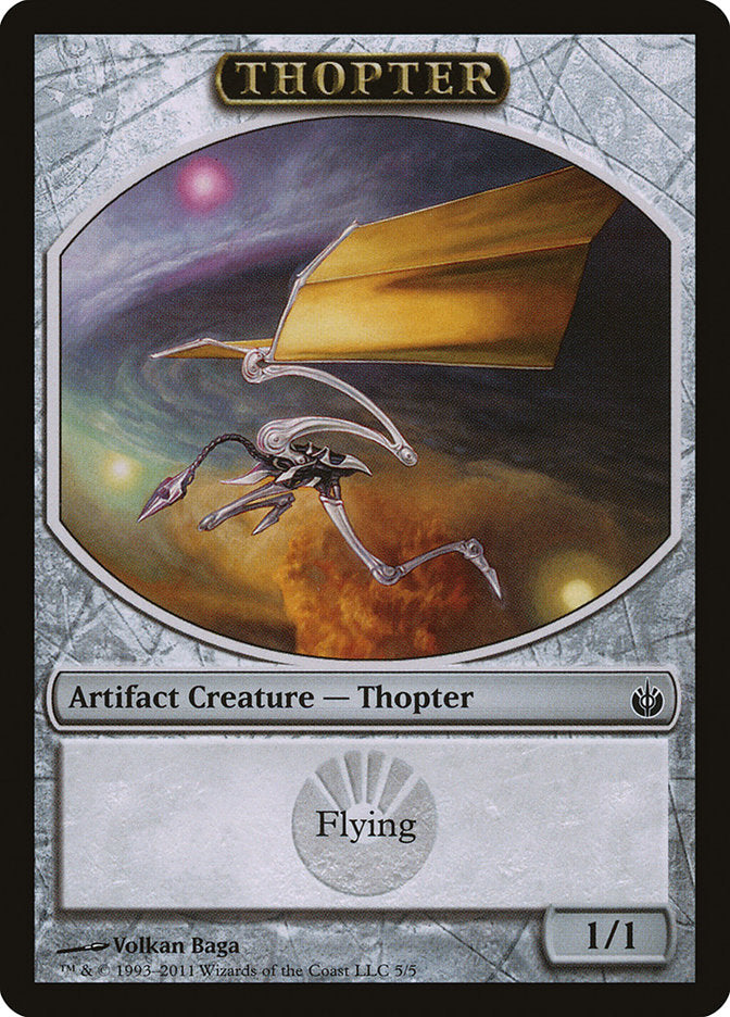 Thopter Token [Mirrodin Besieged Tokens] | Anubis Games and Hobby