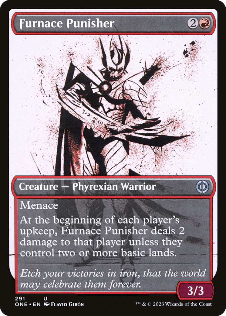 Furnace Punisher (Showcase Ichor) [Phyrexia: All Will Be One] | Anubis Games and Hobby