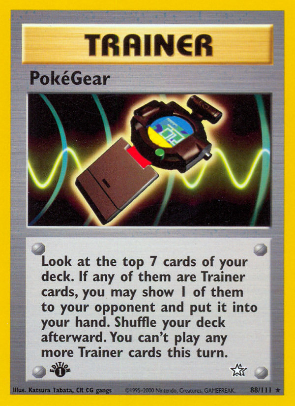 PokeGear (88/111) [Neo Genesis 1st Edition] | Anubis Games and Hobby