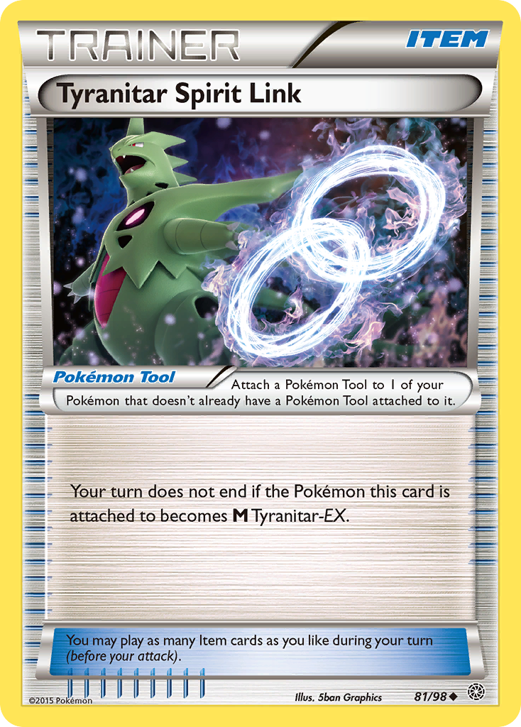 Tyranitar Spirit Link (81/98) [XY: Ancient Origins] | Anubis Games and Hobby