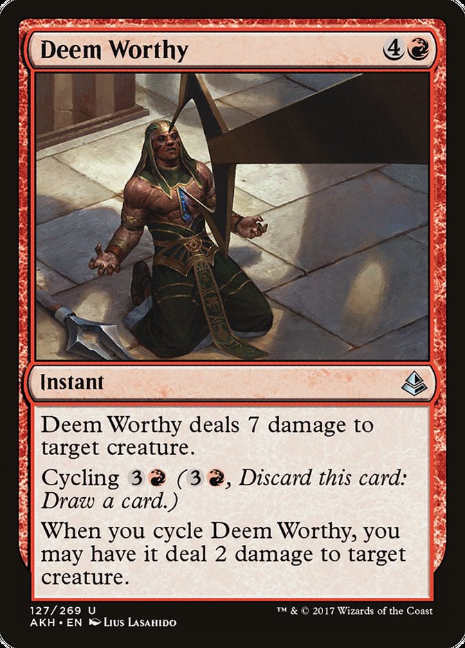 Deem Worthy [Amonkhet] | Anubis Games and Hobby