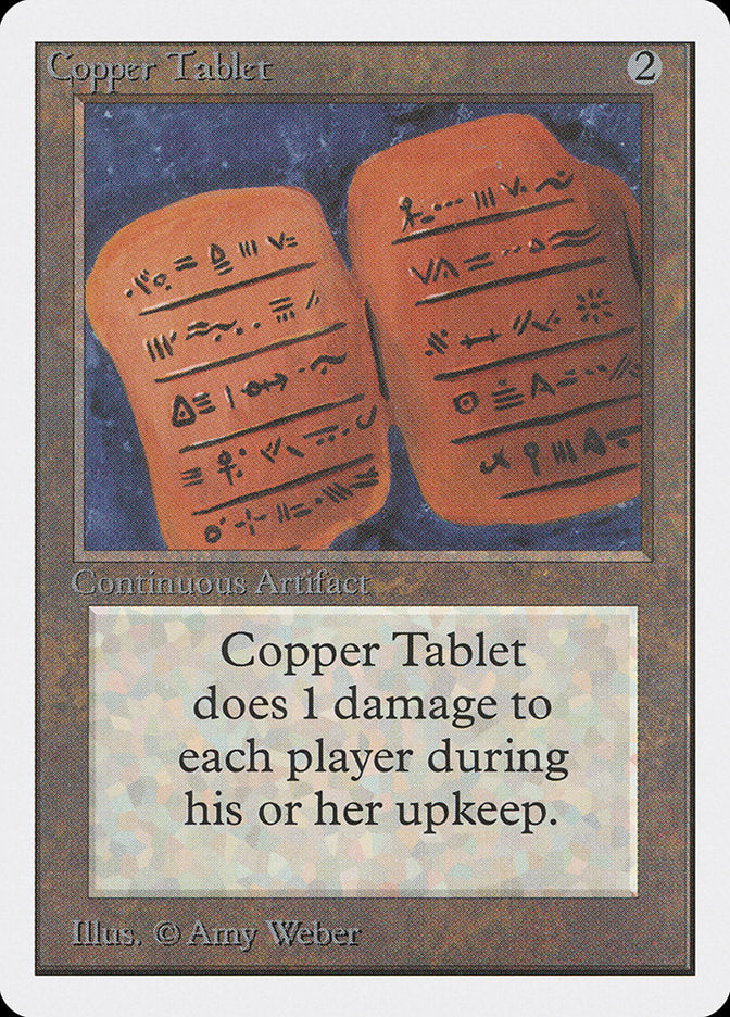 Copper Tablet [Unlimited Edition] | Anubis Games and Hobby