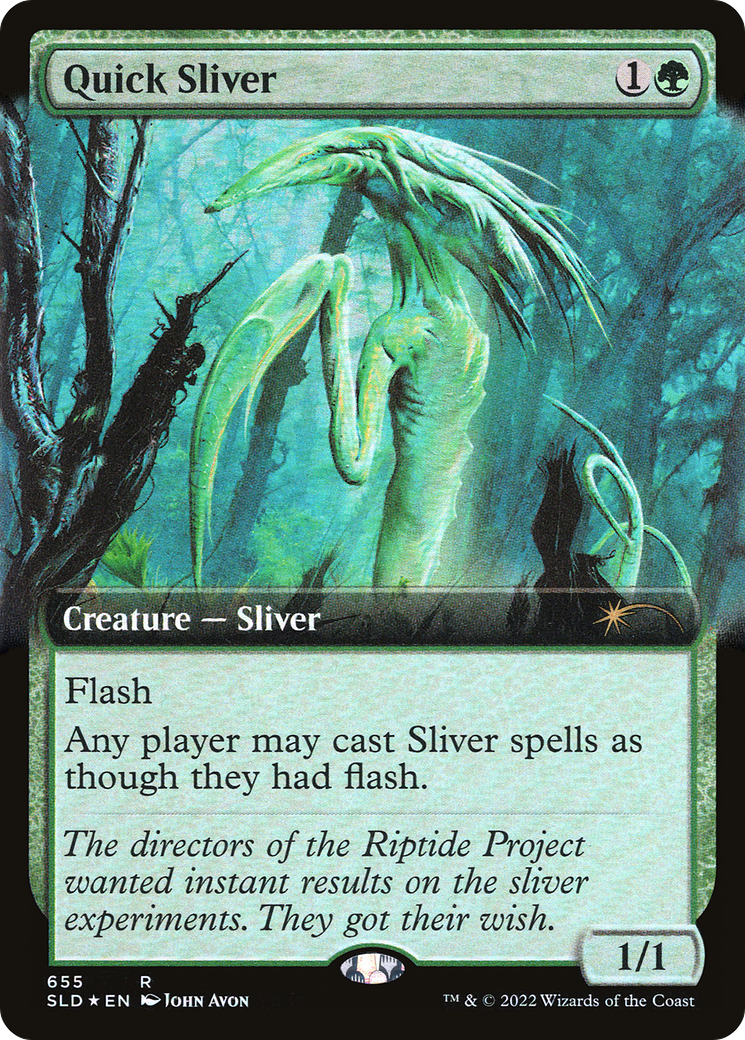 Quick Sliver (Extended Art) [Secret Lair Drop Promos] | Anubis Games and Hobby