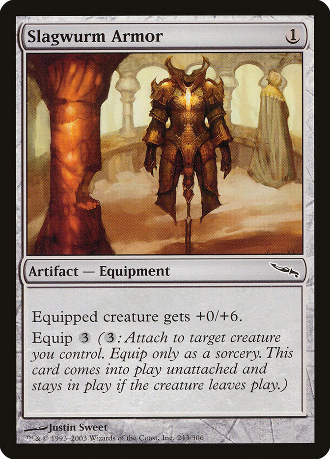 Slagwurm Armor [Mirrodin] | Anubis Games and Hobby