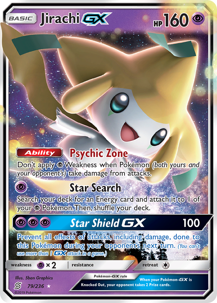 Jirachi GX (79/236) [Sun & Moon: Unified Minds] | Anubis Games and Hobby