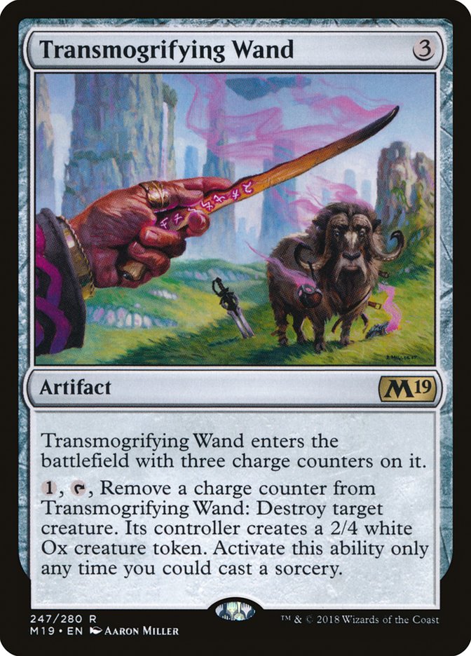 Transmogrifying Wand [Core Set 2019] | Anubis Games and Hobby