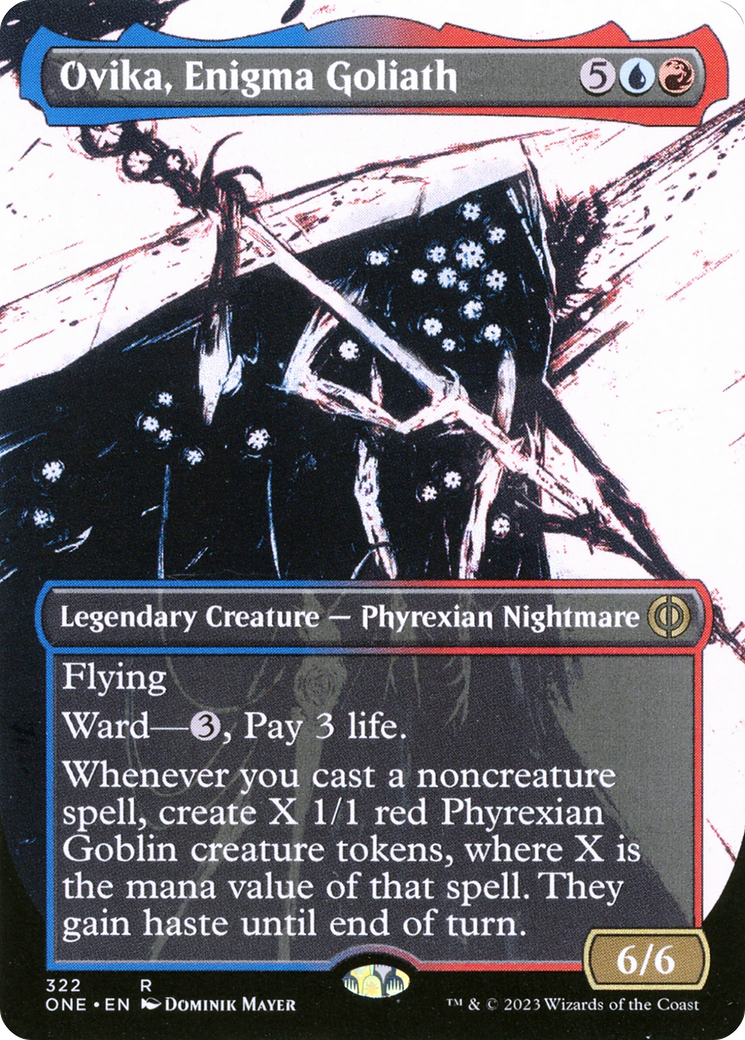 Ovika, Enigma Goliath (Borderless Ichor) [Phyrexia: All Will Be One] | Anubis Games and Hobby