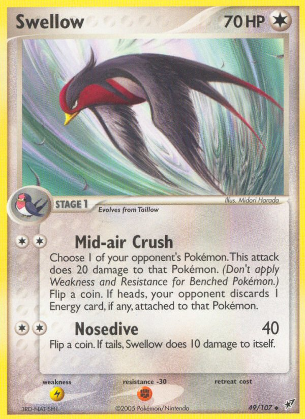 Swellow (49/107) [EX: Deoxys] | Anubis Games and Hobby