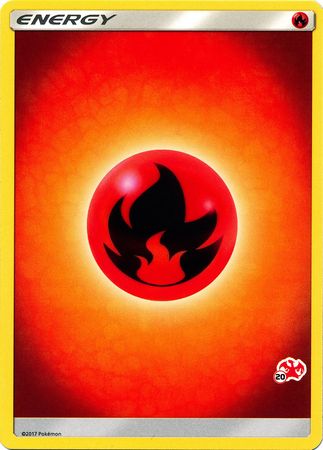 Fire Energy (Charizard Stamp #20) [Battle Academy 2020] | Anubis Games and Hobby