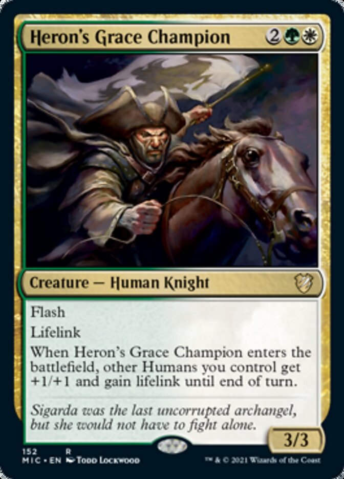 Heron's Grace Champion [Innistrad: Midnight Hunt Commander] | Anubis Games and Hobby