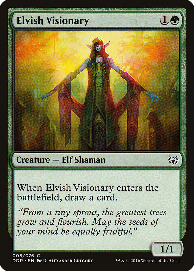 Elvish Visionary [Duel Decks: Nissa vs. Ob Nixilis] | Anubis Games and Hobby