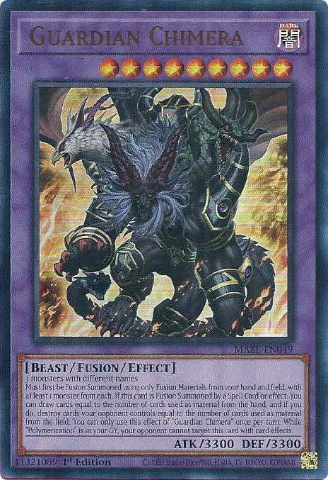 Guardian Chimera [MAZE-EN049] Ultra Rare | Anubis Games and Hobby