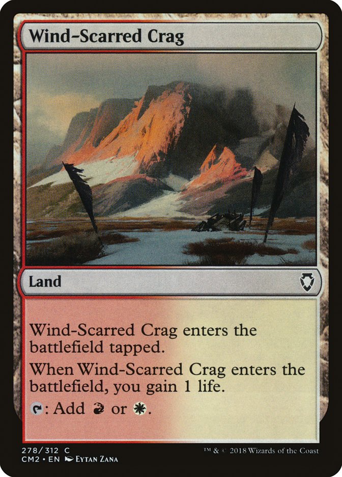 Wind-Scarred Crag [Commander Anthology Volume II] | Anubis Games and Hobby