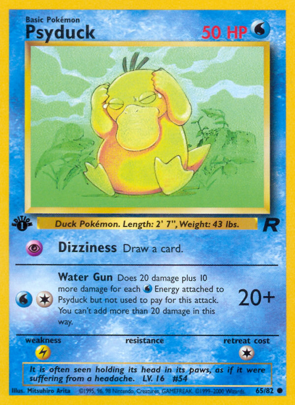 Psyduck (65/82) [Team Rocket 1st Edition] | Anubis Games and Hobby