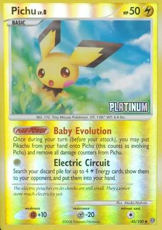 Pichu (45/100) [Burger King Promos: 2009 Collection] | Anubis Games and Hobby