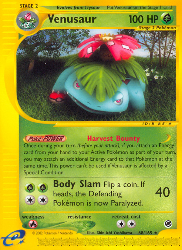 Venusaur (68/165) [Expedition: Base Set] | Anubis Games and Hobby