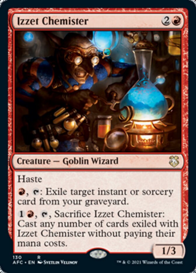 Izzet Chemister [Dungeons & Dragons: Adventures in the Forgotten Realms Commander] | Anubis Games and Hobby