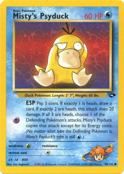 Misty's Psyduck (90/132) [Gym Challenge Unlimited] | Anubis Games and Hobby