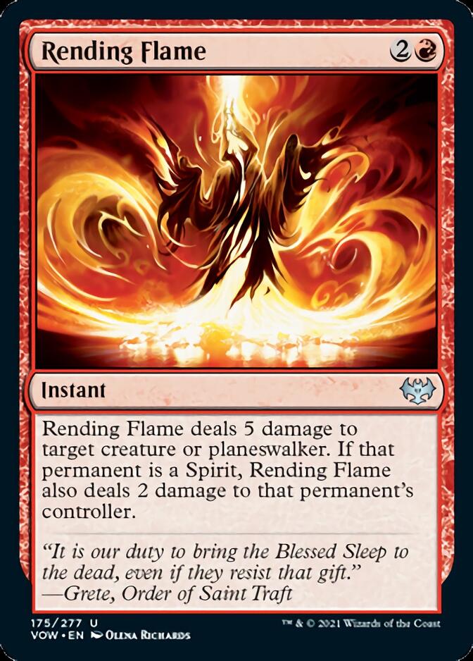 Rending Flame [Innistrad: Crimson Vow] | Anubis Games and Hobby