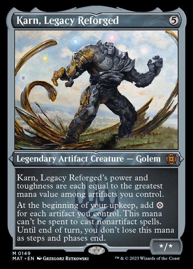 Karn, Legacy Reforged (Foil Etched) [March of the Machine: The Aftermath] | Anubis Games and Hobby