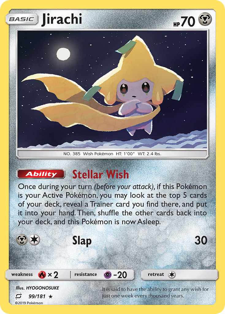 Jirachi (99/181) [Sun & Moon: Team Up] | Anubis Games and Hobby