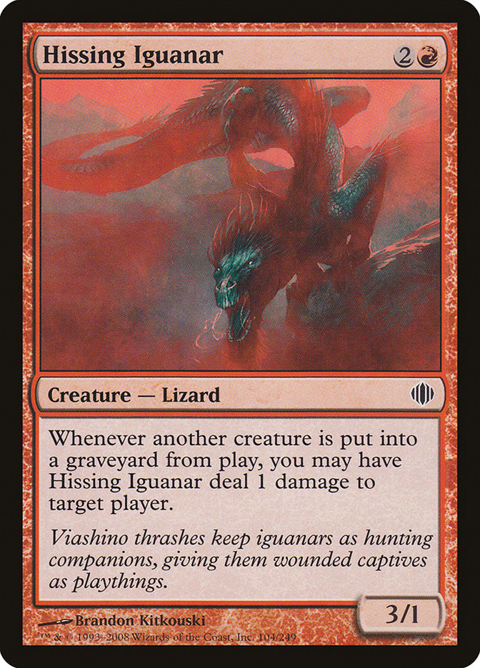 Hissing Iguanar [Shards of Alara] | Anubis Games and Hobby