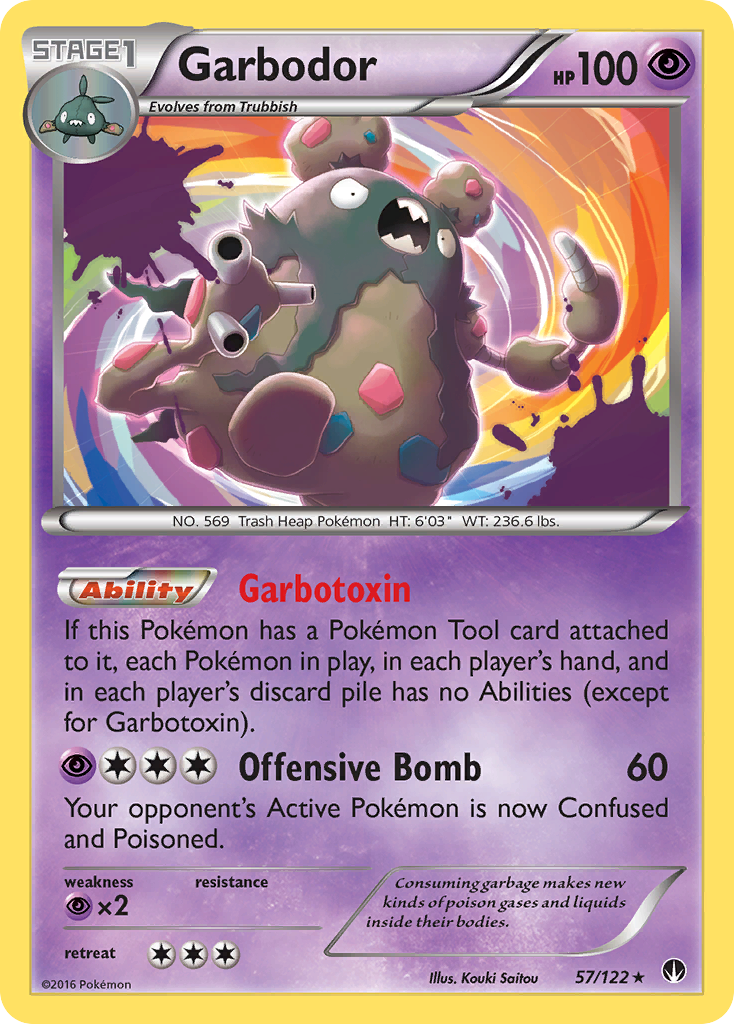 Garbodor (57/122) [XY: BREAKpoint] | Anubis Games and Hobby