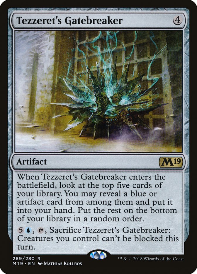 Tezzeret's Gatebreaker [Core Set 2019] | Anubis Games and Hobby