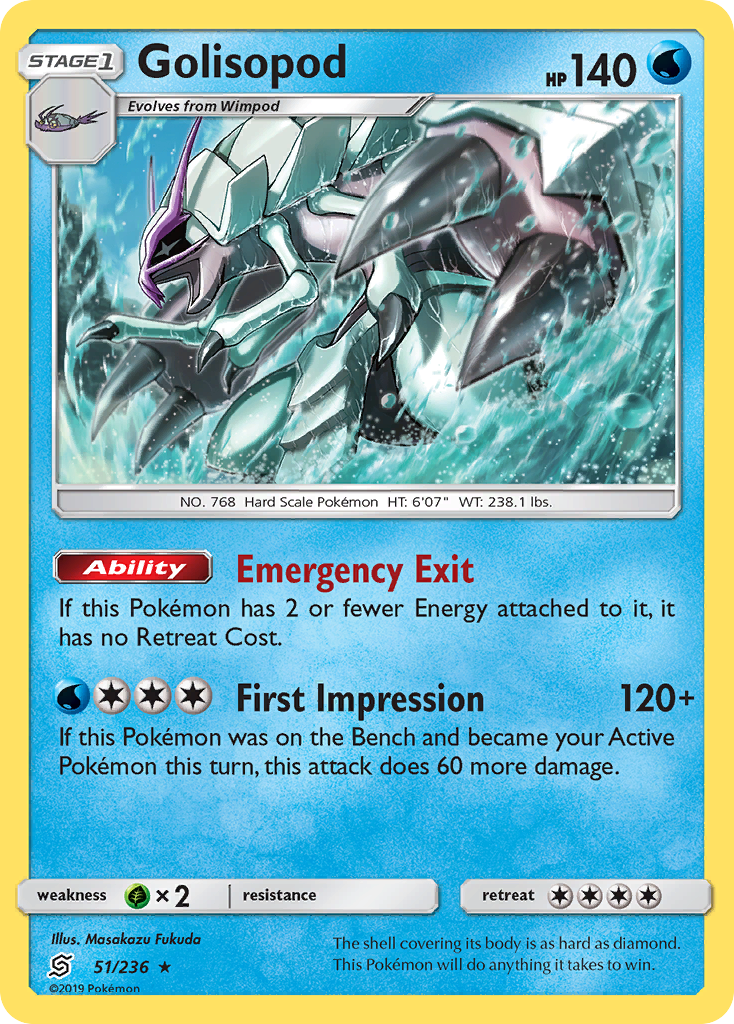 Golisopod (51/236) [Sun & Moon: Unified Minds] | Anubis Games and Hobby